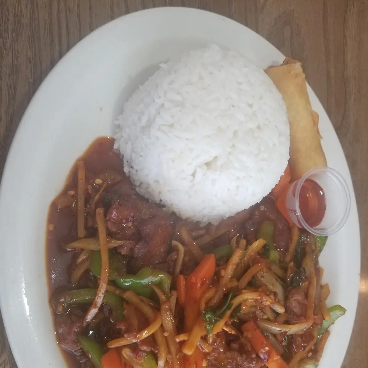 Pad Prik with Beef Lunch Special