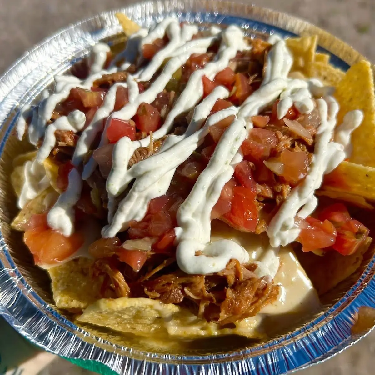 Hula Pork Nachos