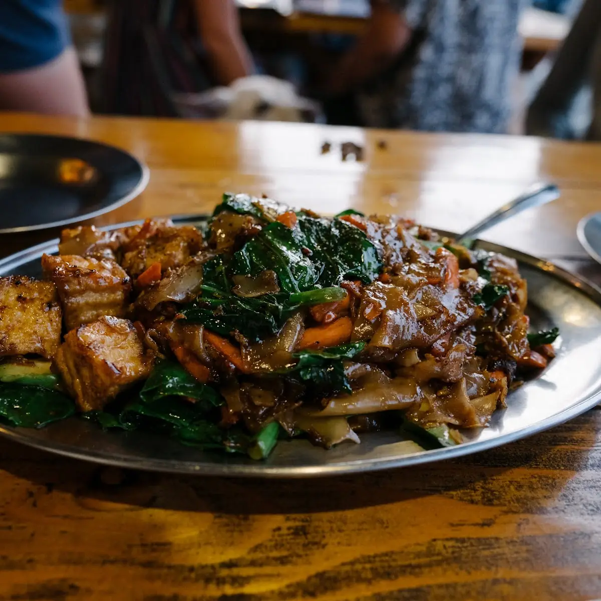 Half Tray Pad See Eew 3p (fried tofu, no spicy)