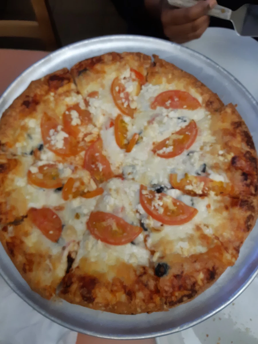Vegetarian Pizza, Elie's The Original Lorenzo's Pizza