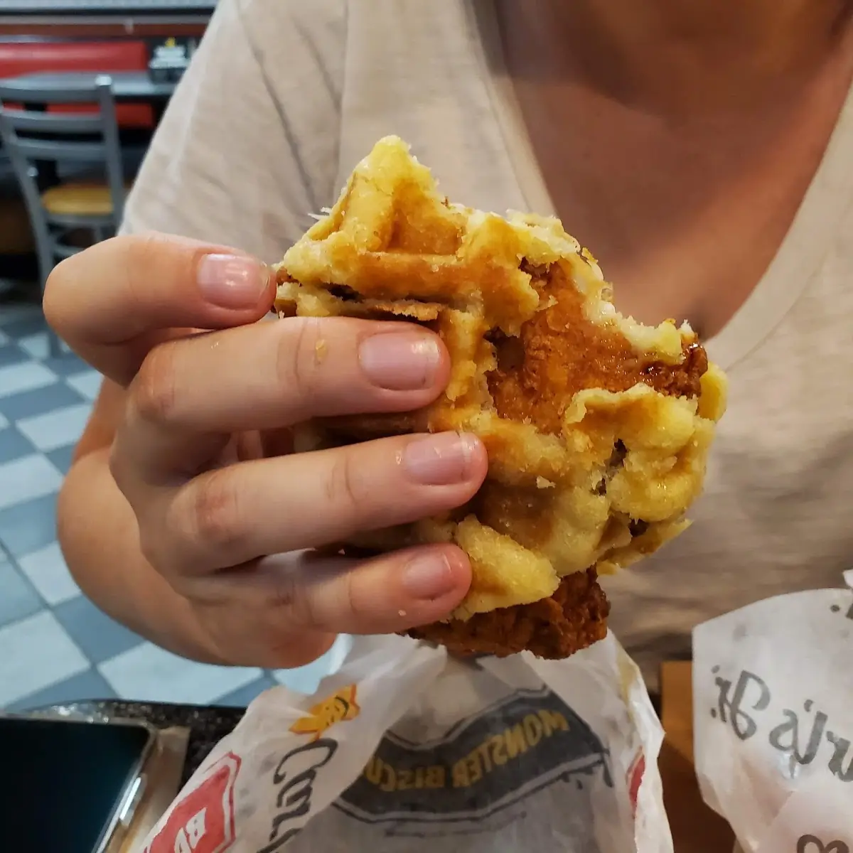 Chicken & Waffle Sandwich