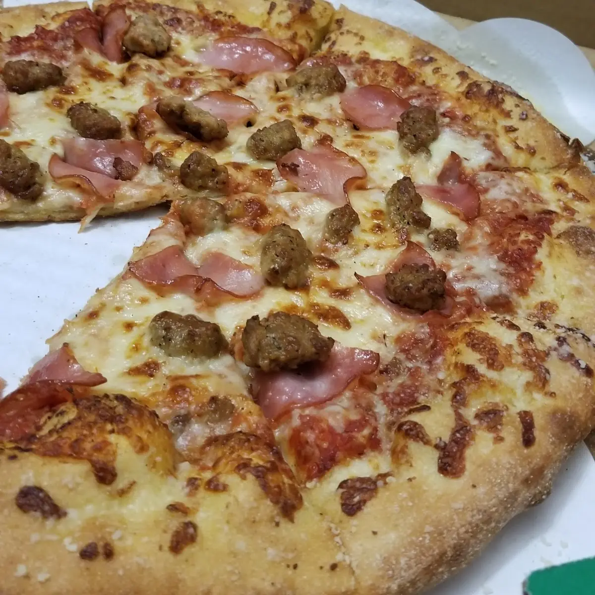 Ham and Sausage Pizza