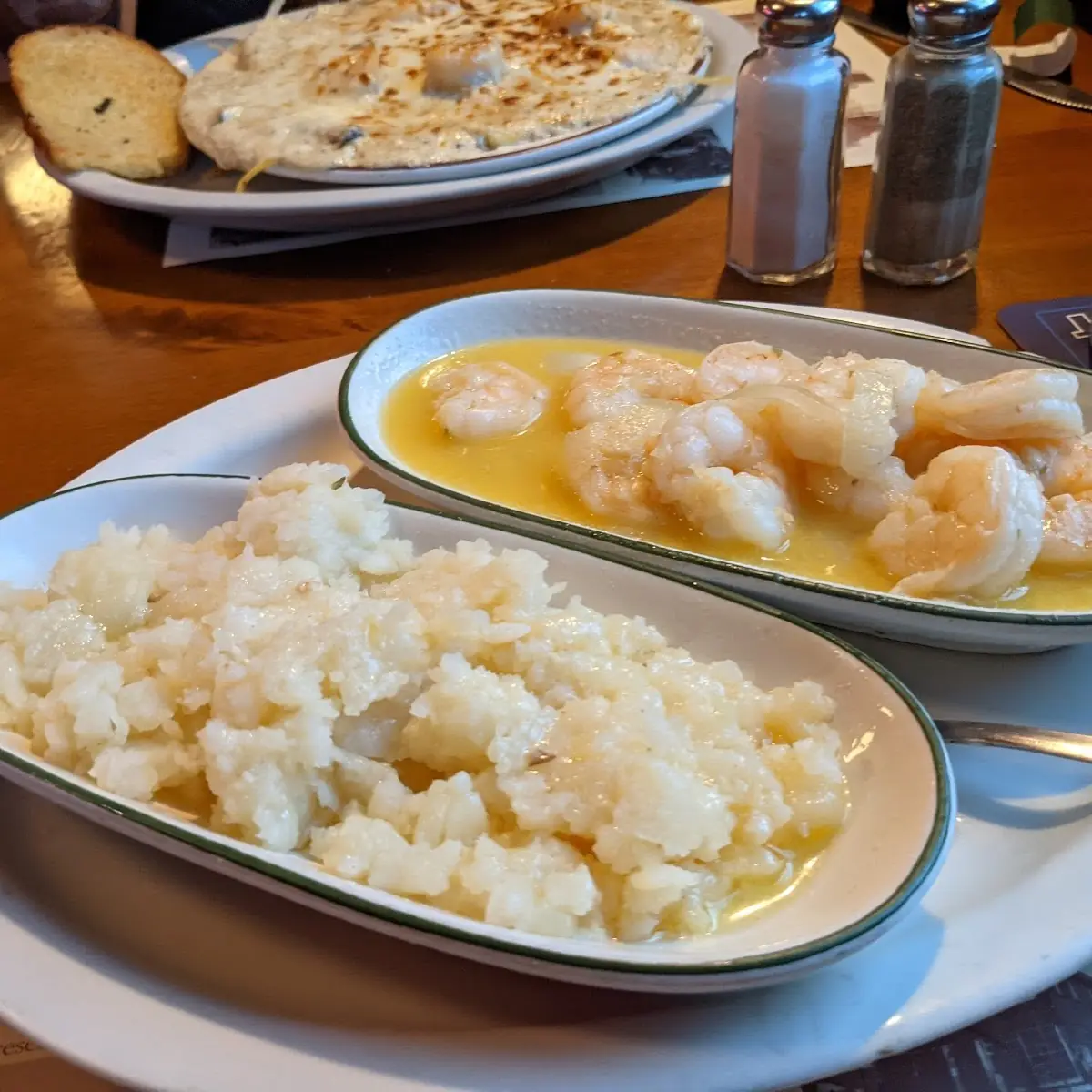 Shrimp and Garlic Mashed Potatoes