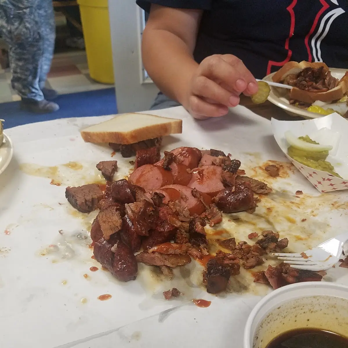 Brisket and Smoked Sausage