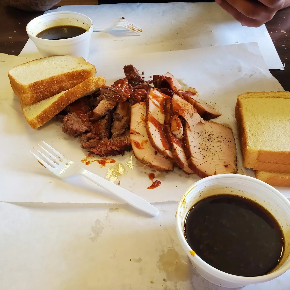 Brisket and Smoked Turkey