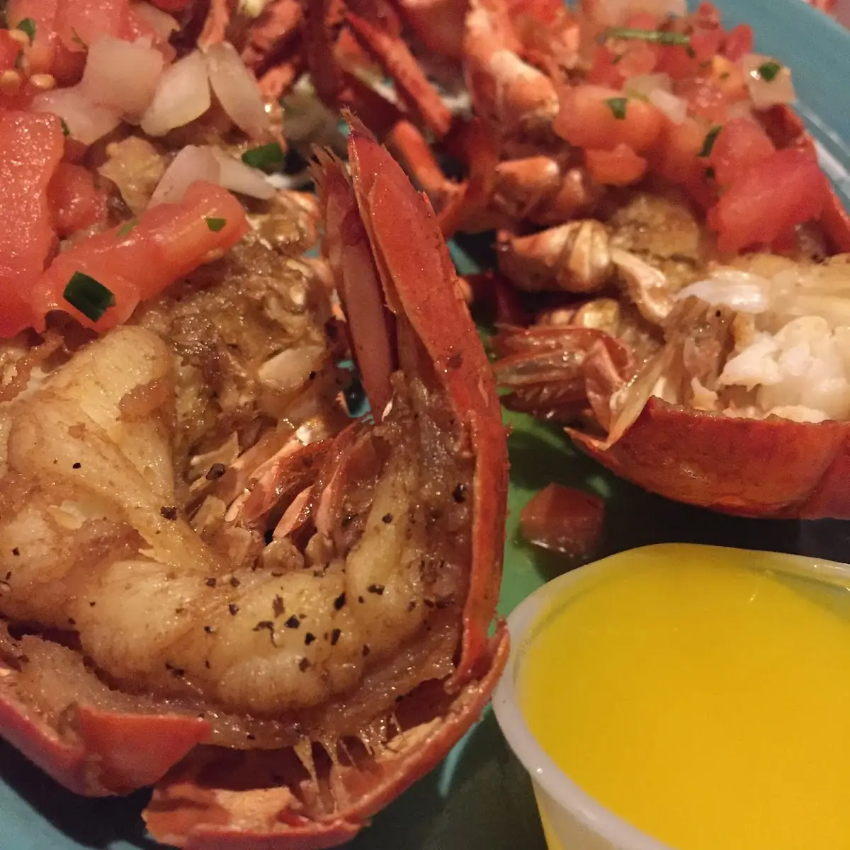 Puerto Nuevo Style Lobster