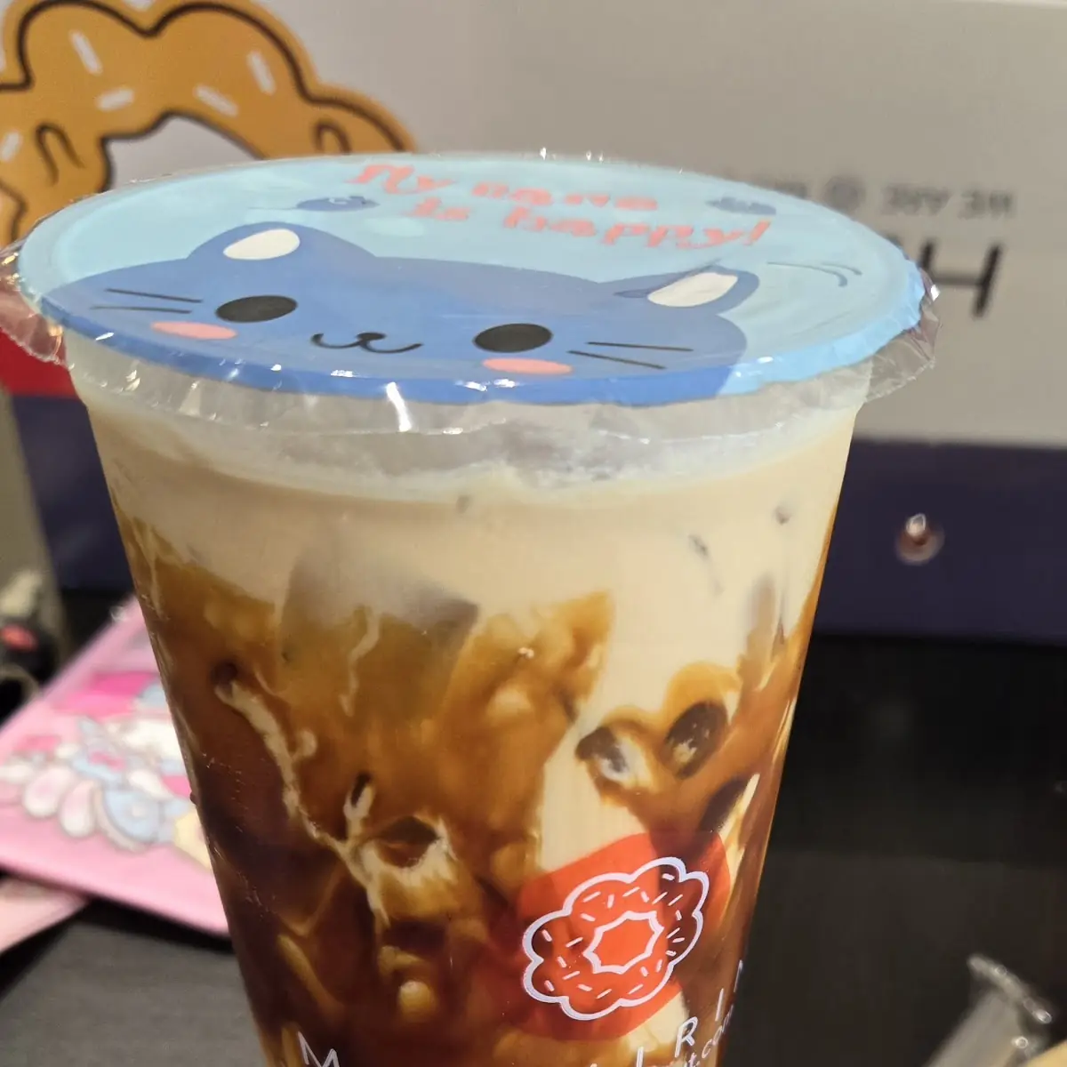 Brown Sugar Black Tea with Boba