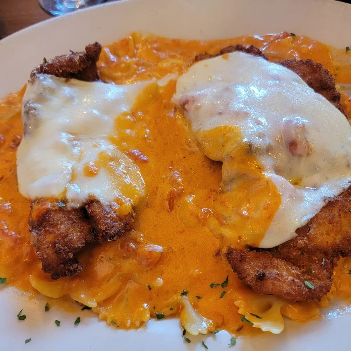 Vodka Chicken Parmigiana