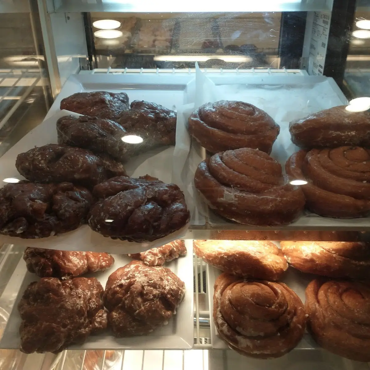 Apple Fritters and Cinnamon Rolls