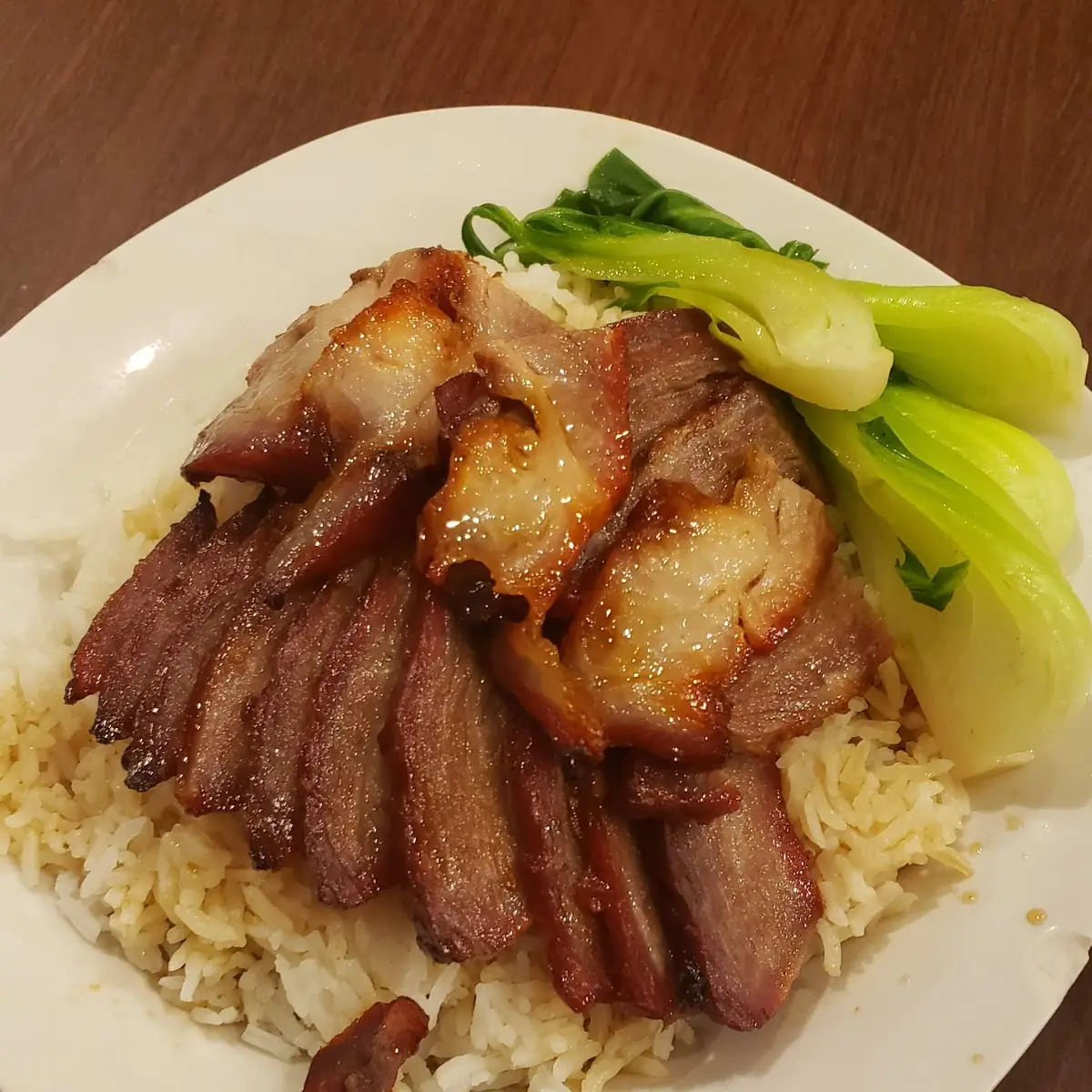 Roast Pork with White Rice