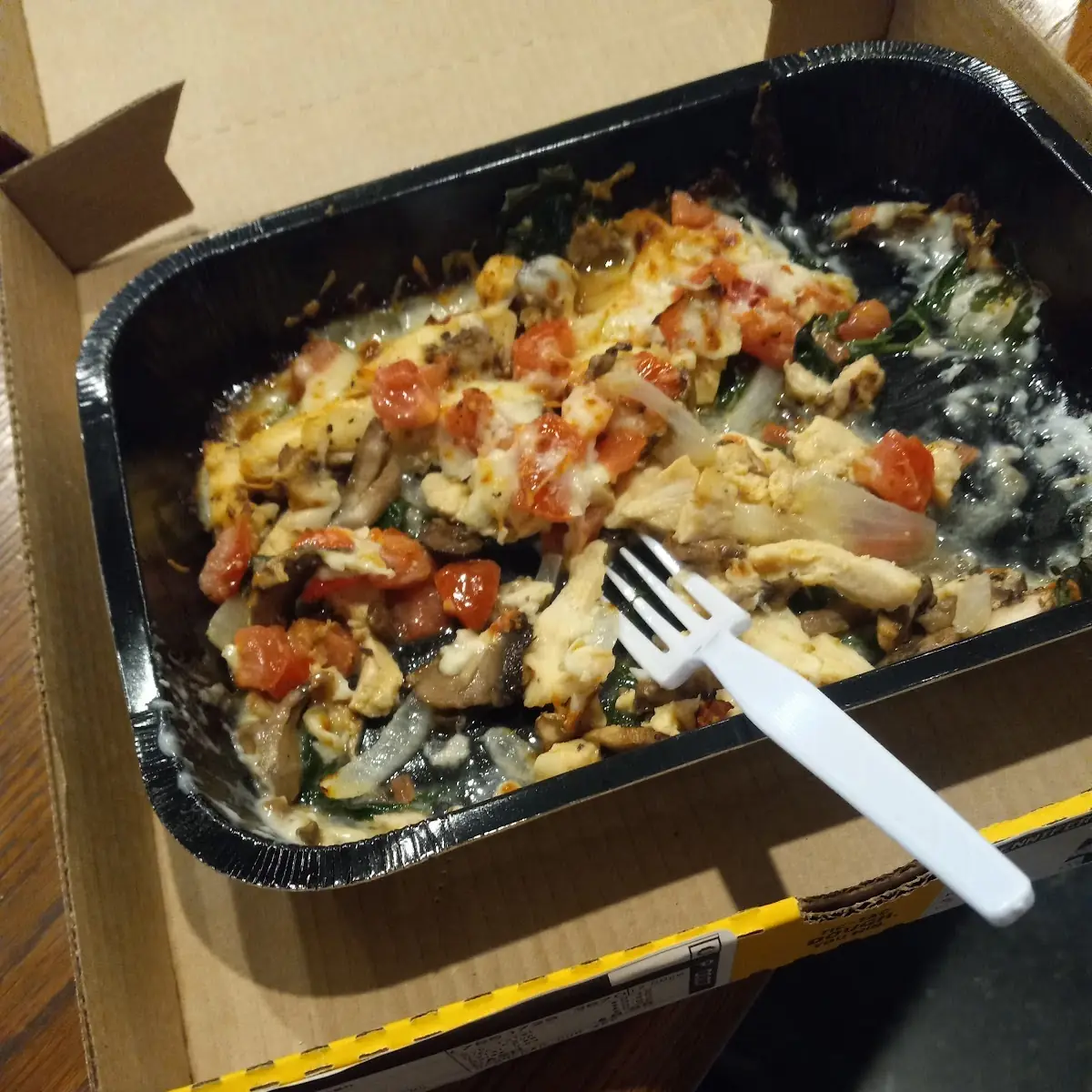 Chicken Alfredo Papa Bowl