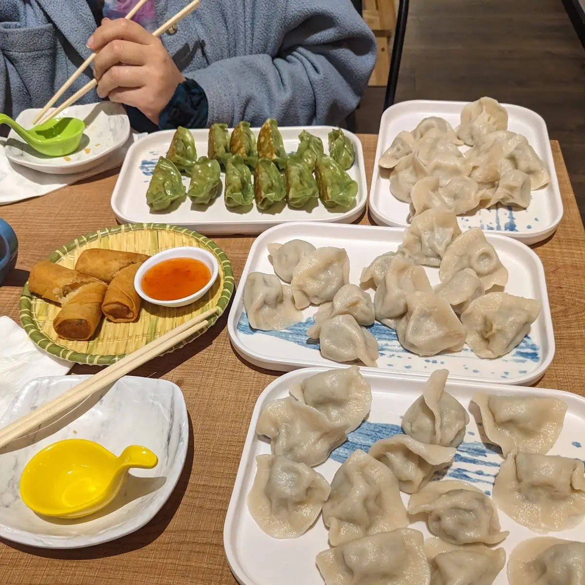 Spinach and Chicken Dumplings