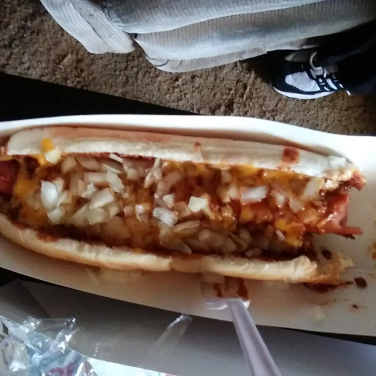 Extra Long Chili Cheese Dog