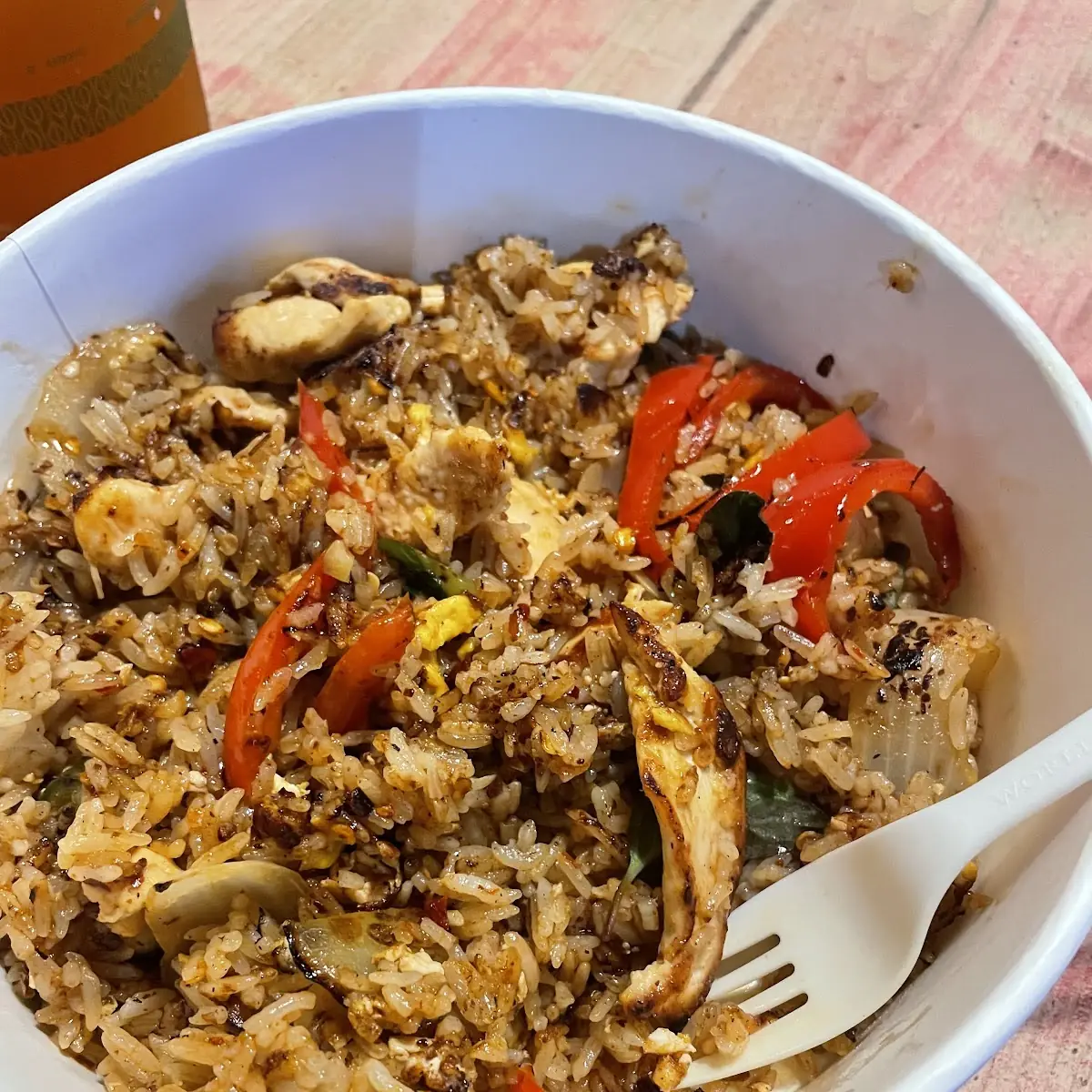 Spicy Basil Chicken Fried Rice