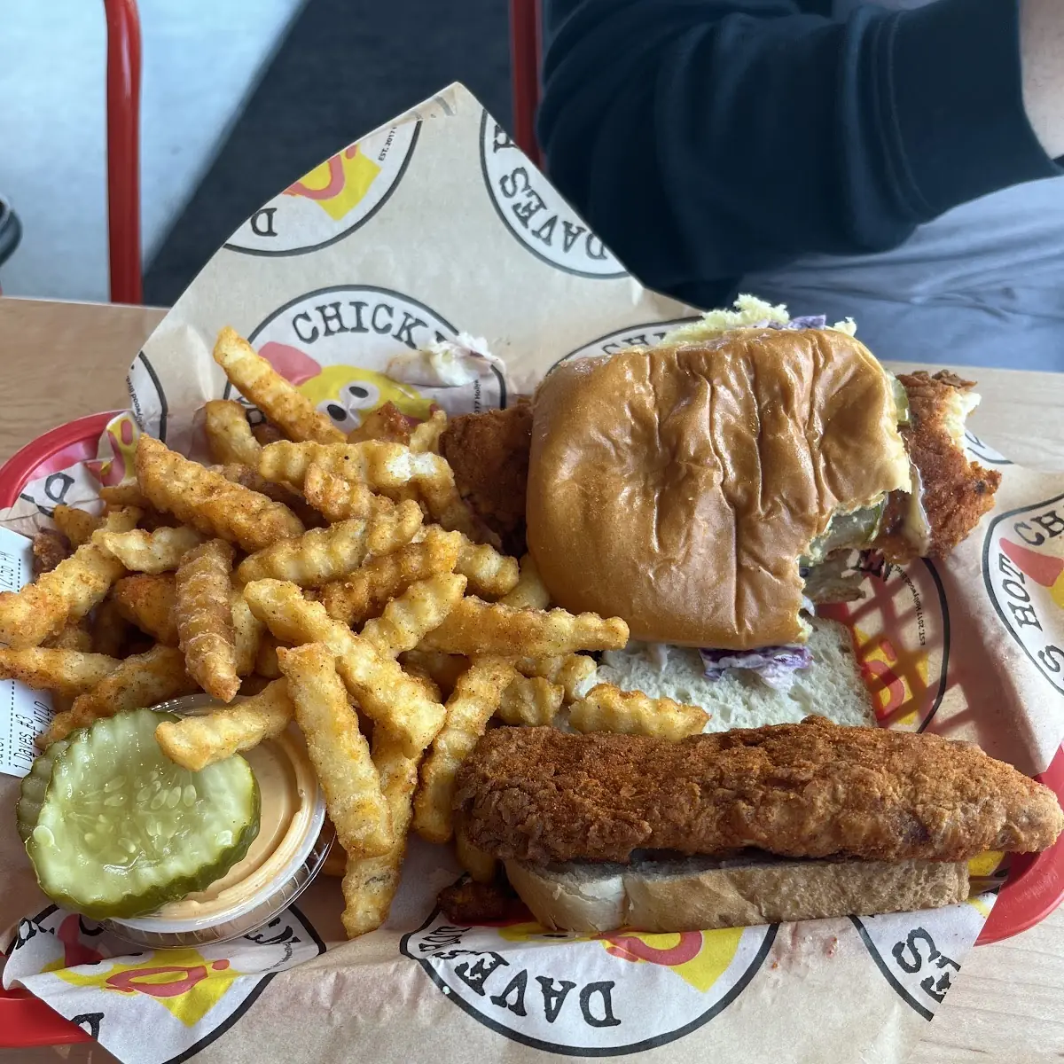 Extra Hot Sauce and Fries