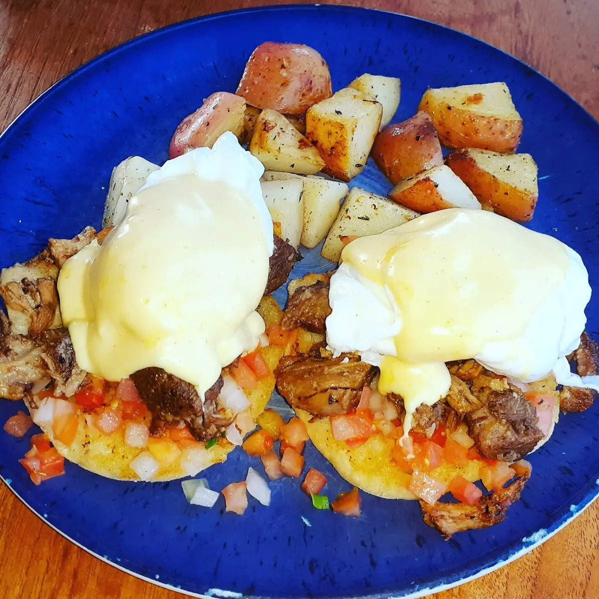 Adobo Eggs Benedict