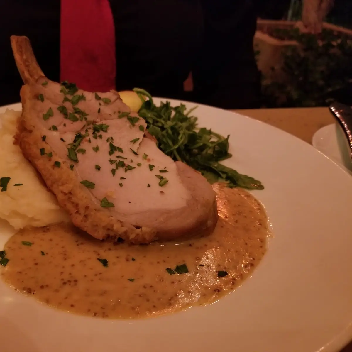 Mustard Crusted Pork Prime Rib