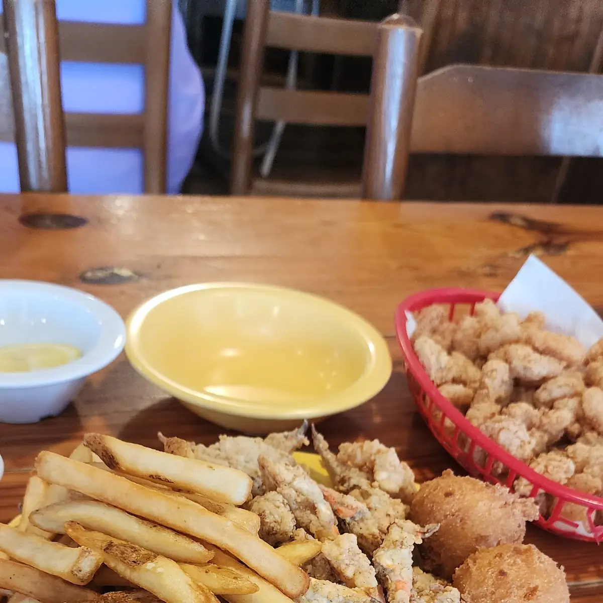Crab Claws and Fries