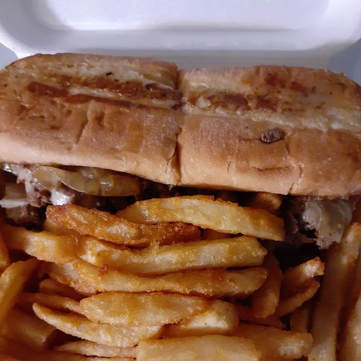 Philly Cheesesteak and Fries