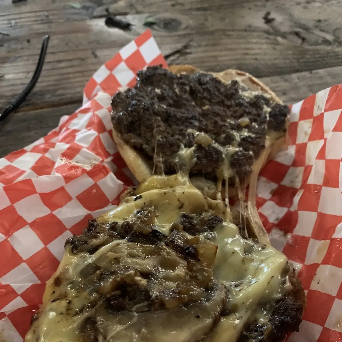 Mushroom Swiss Burger