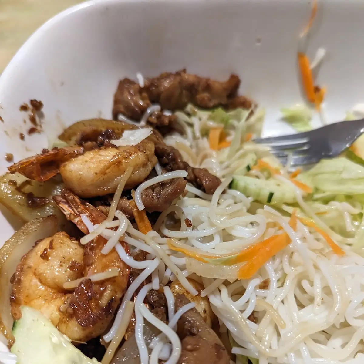 Lemon Grass Shrimp and Chicken with Vegetables