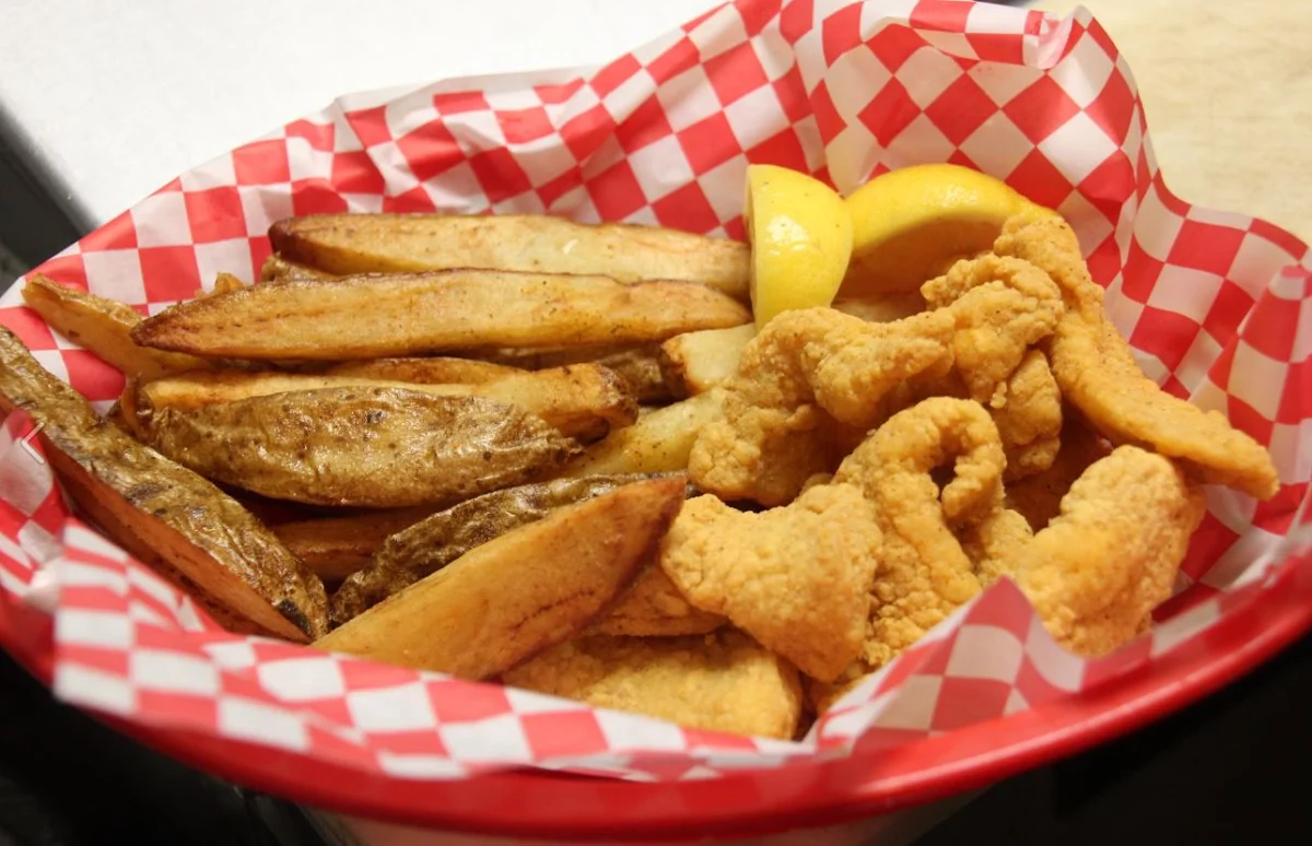 X Fried Fish Plate