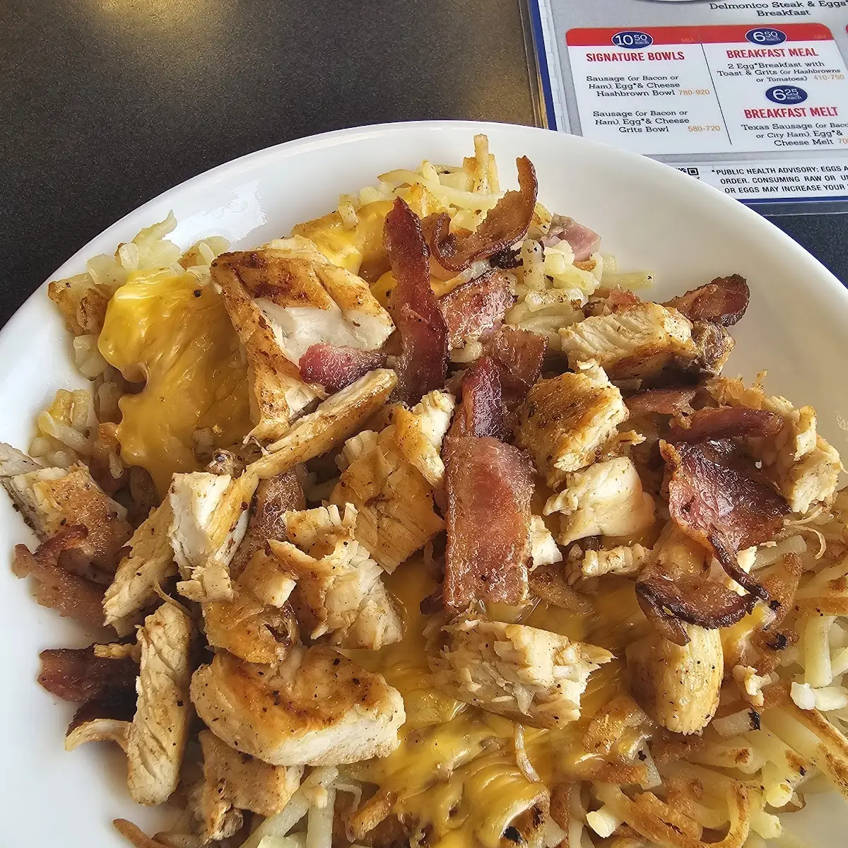 Chicken Melt with Bacon