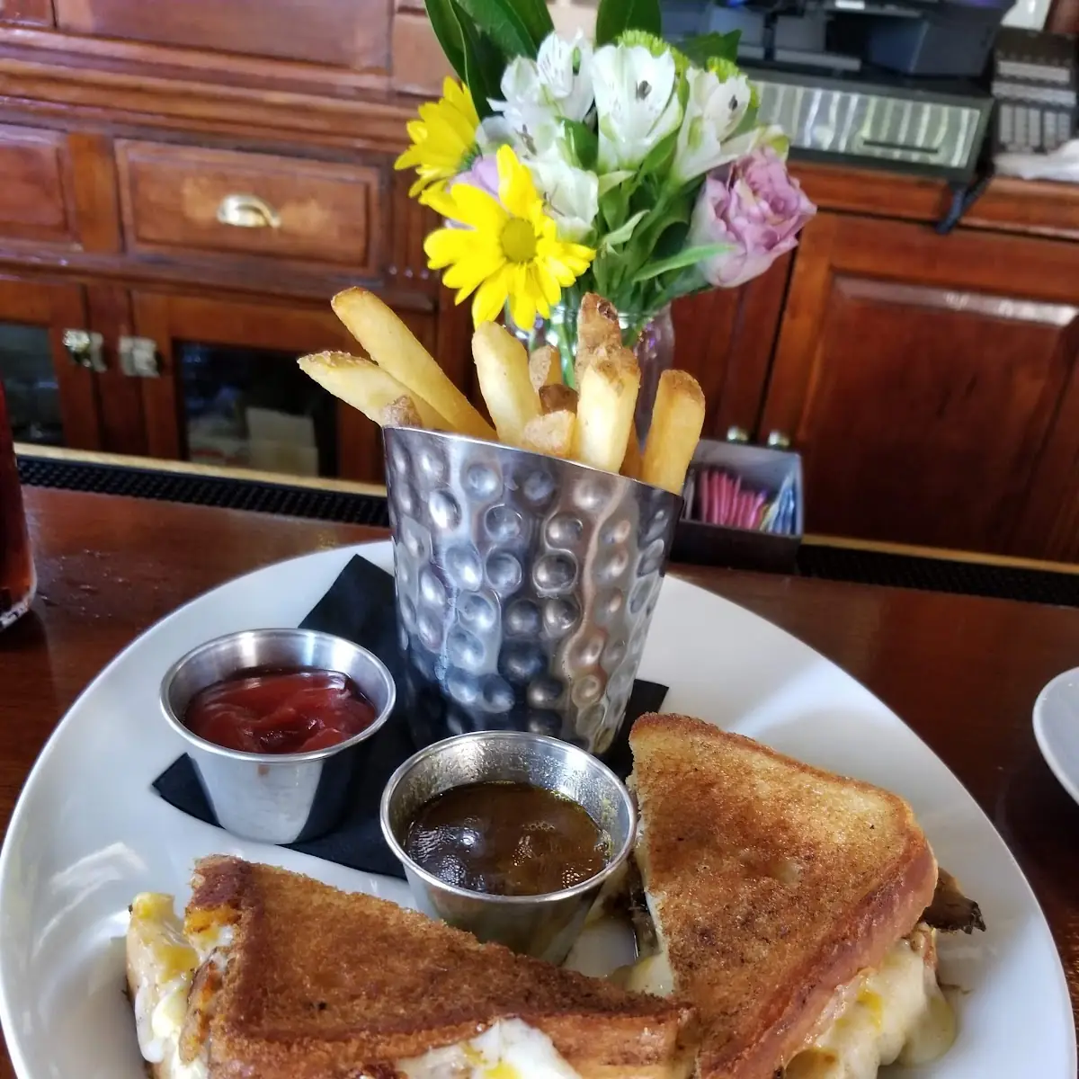 French Dip Grilled Cheese