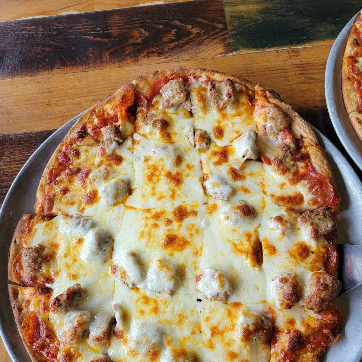Pepperoni and Sausage Pizza