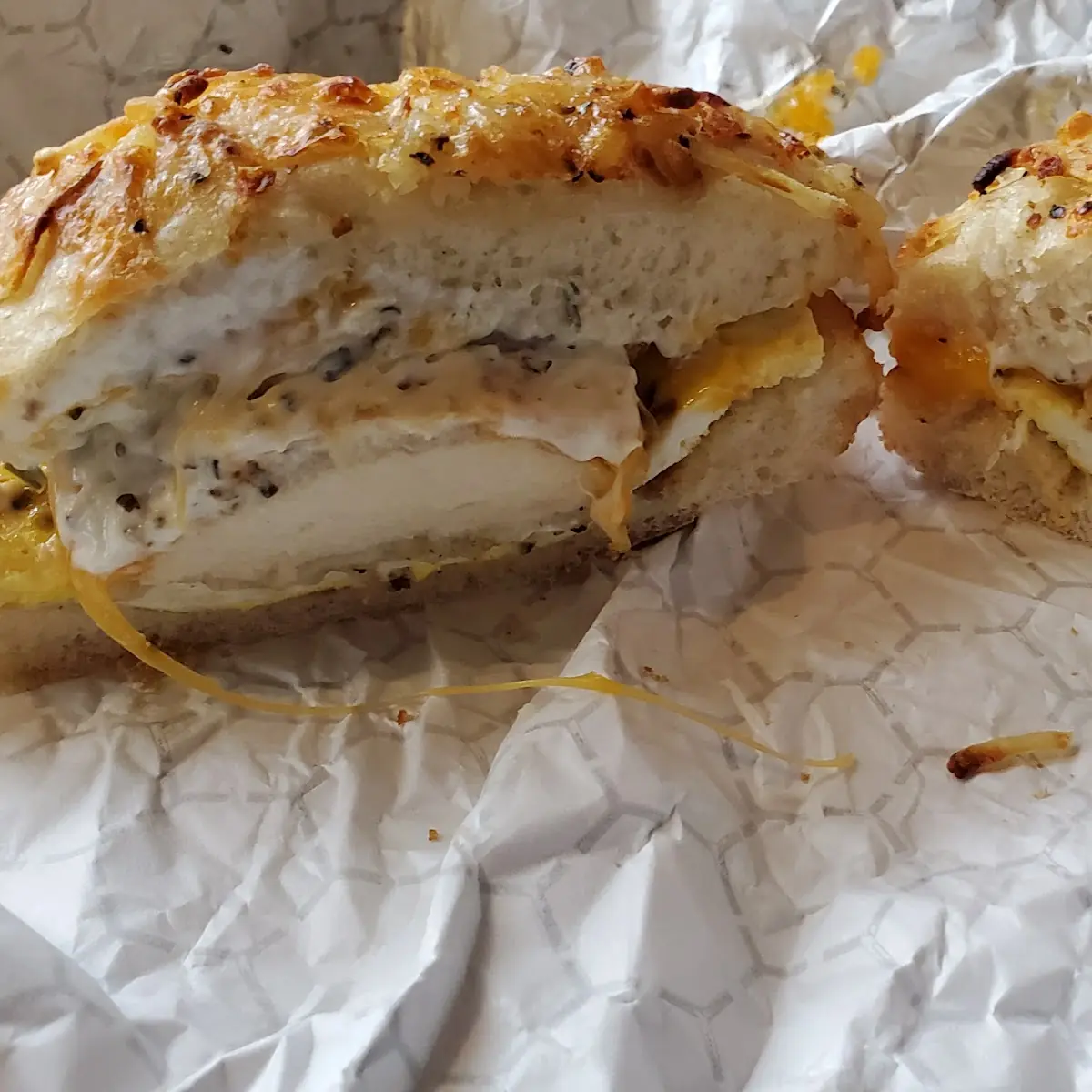 Crispy Chicken Breakfast Bagel