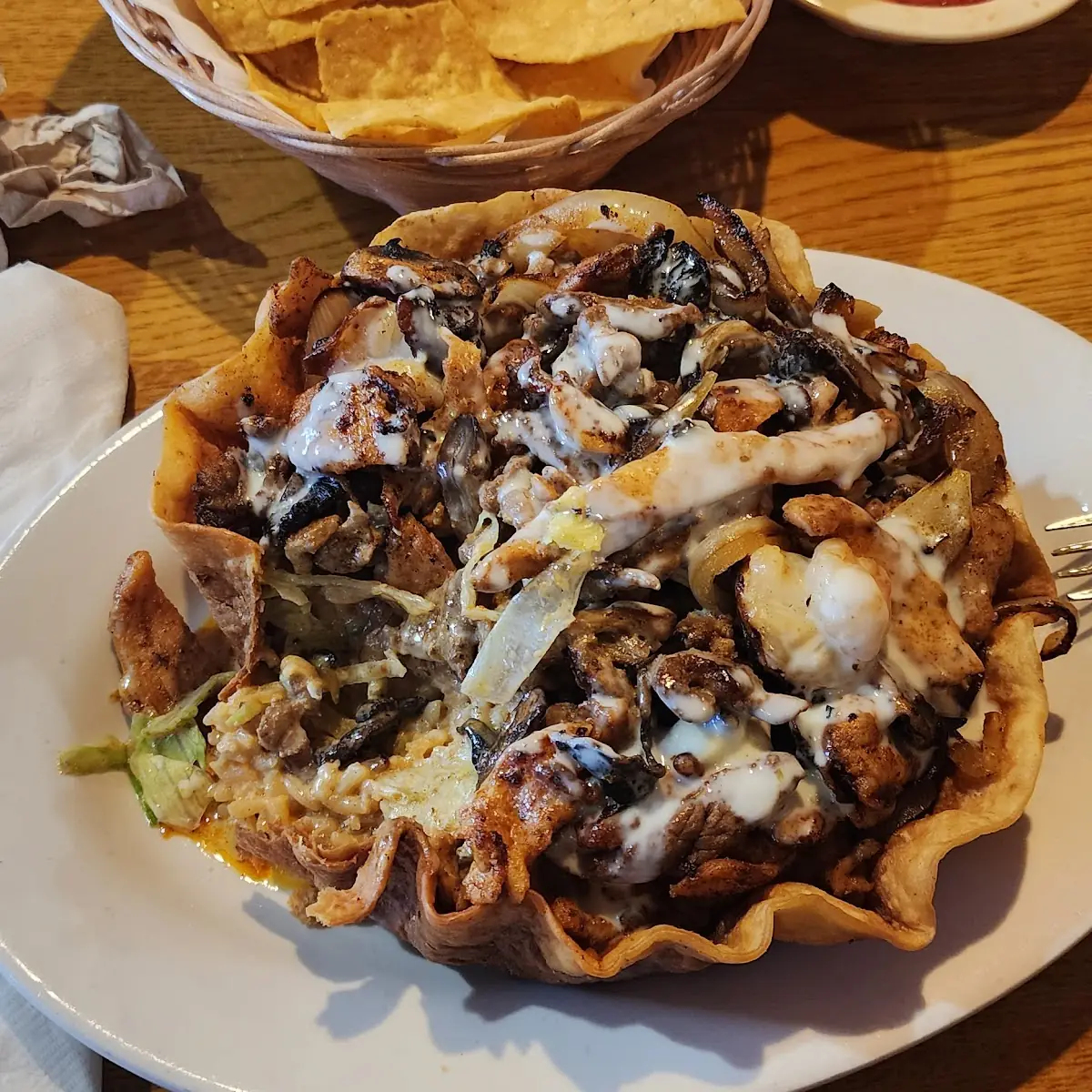 Steak Taco Salad