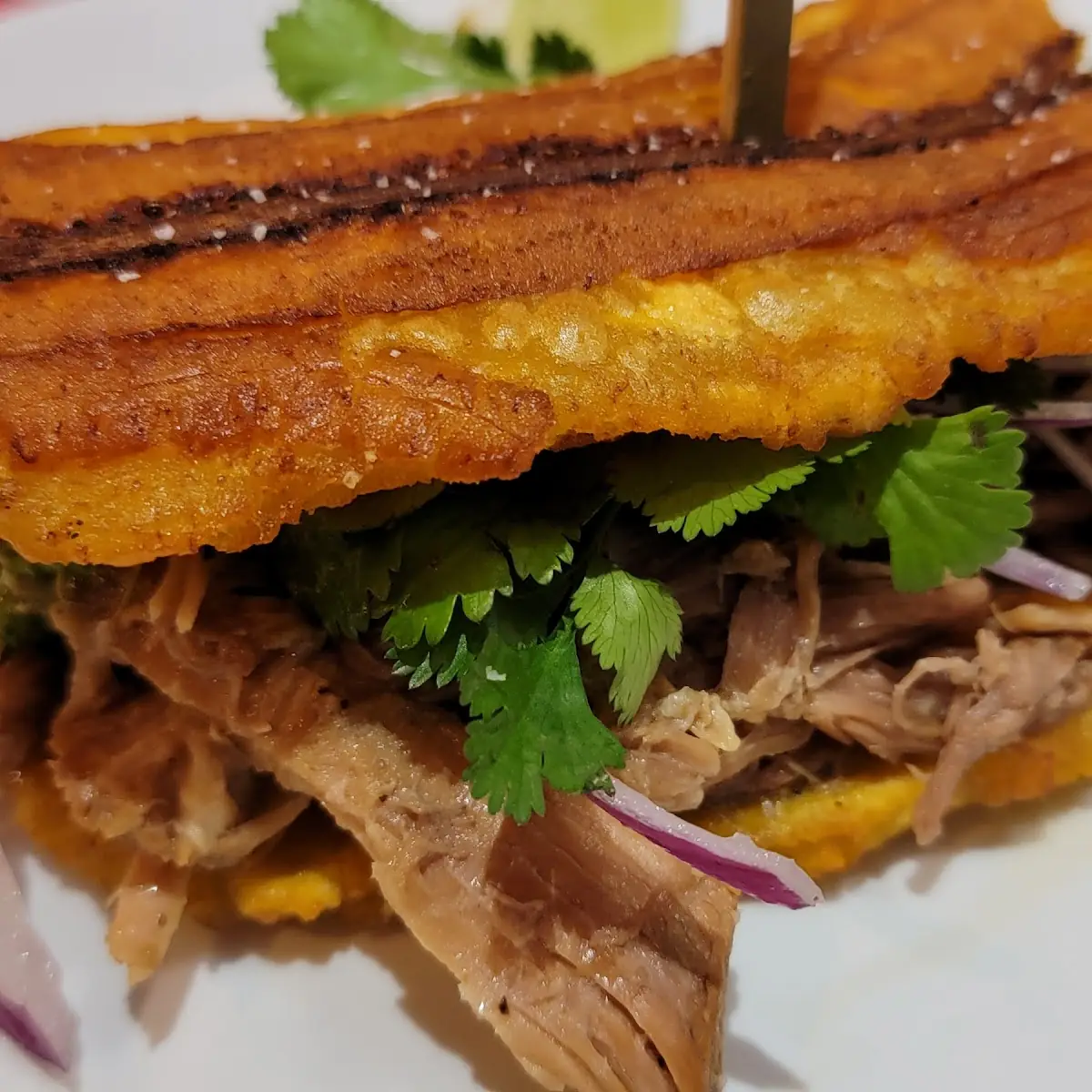 Shredded Pork Arepa