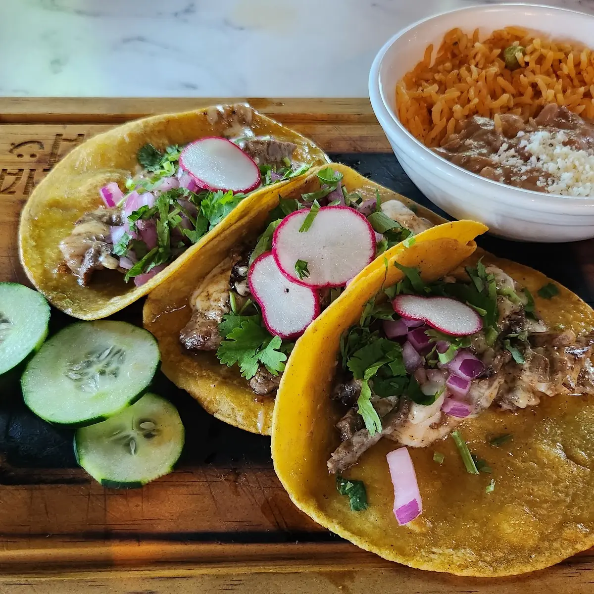 Blue Agave Chicken Tacos