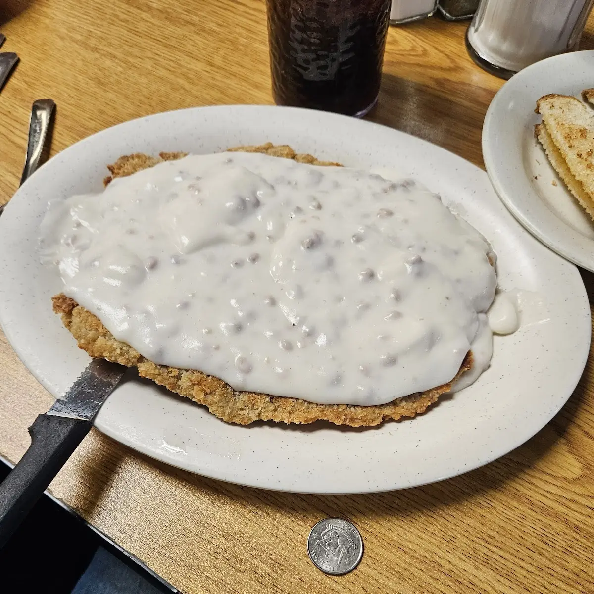 Thin Chicken Fried Steak Us Quarter