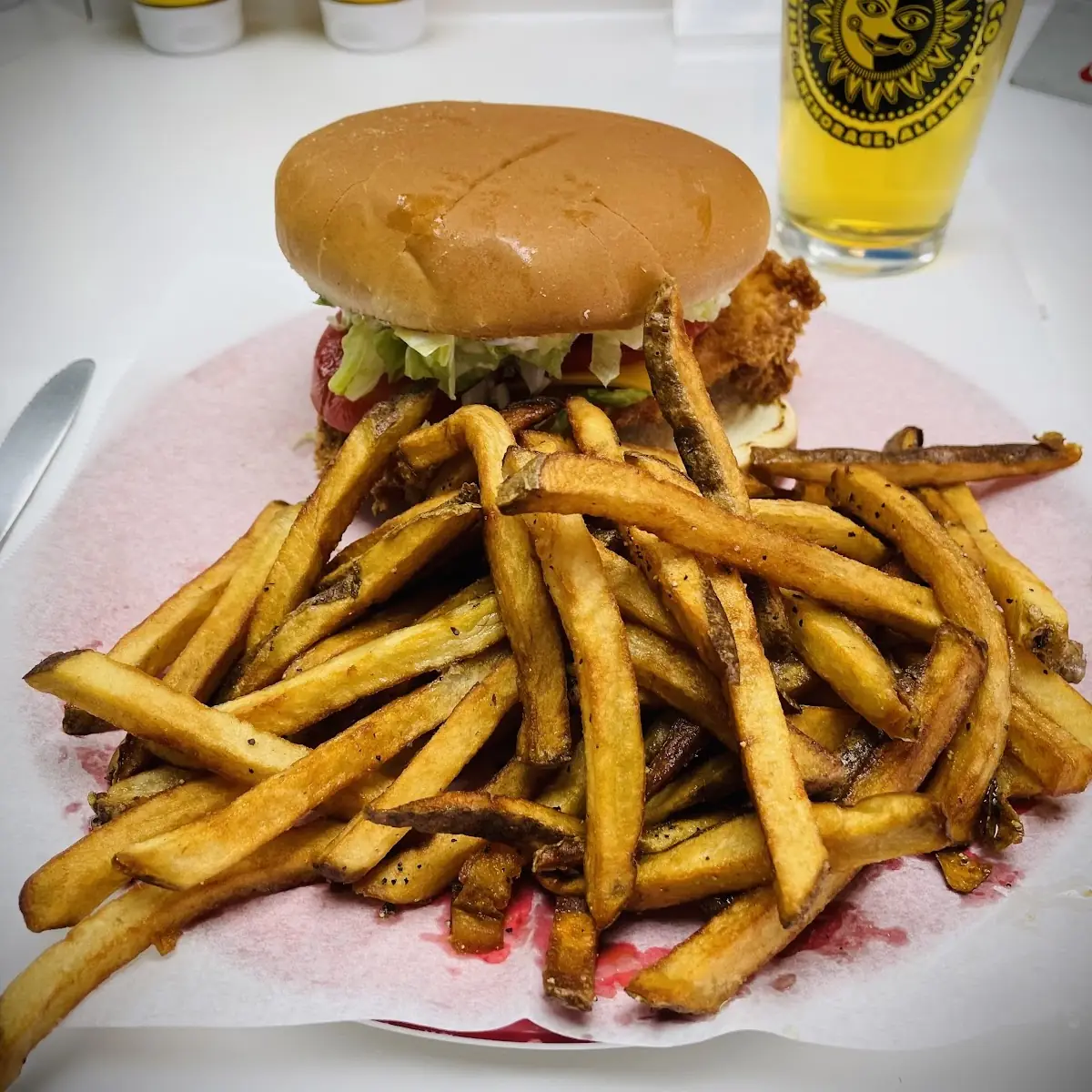 Halibut Sandwich& Fries