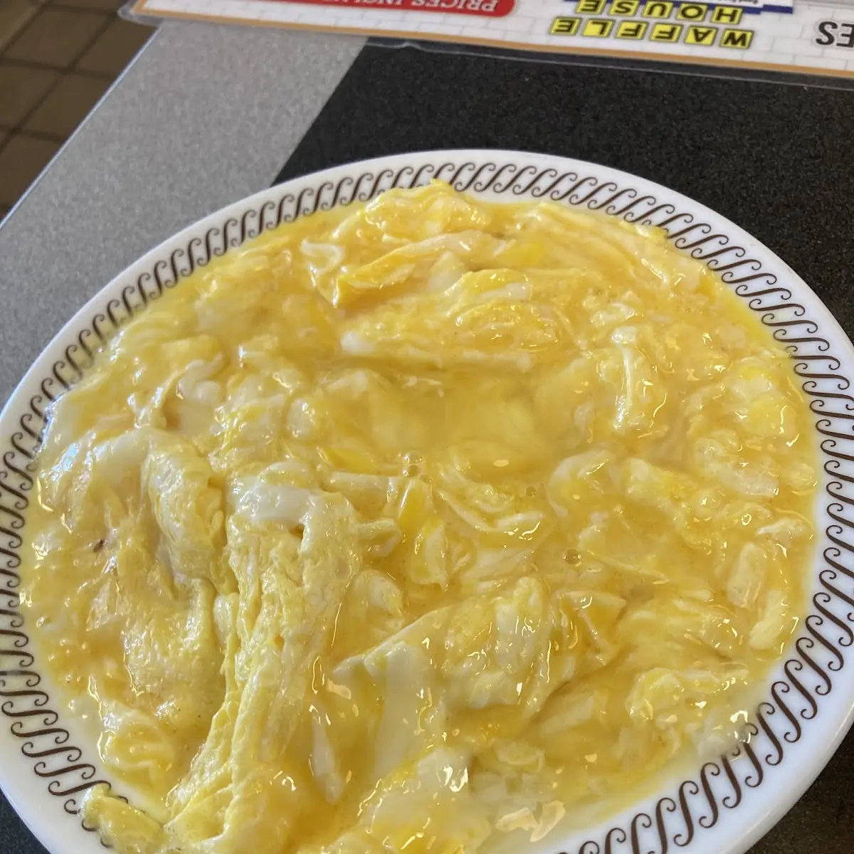Runny Scrambled Eggs