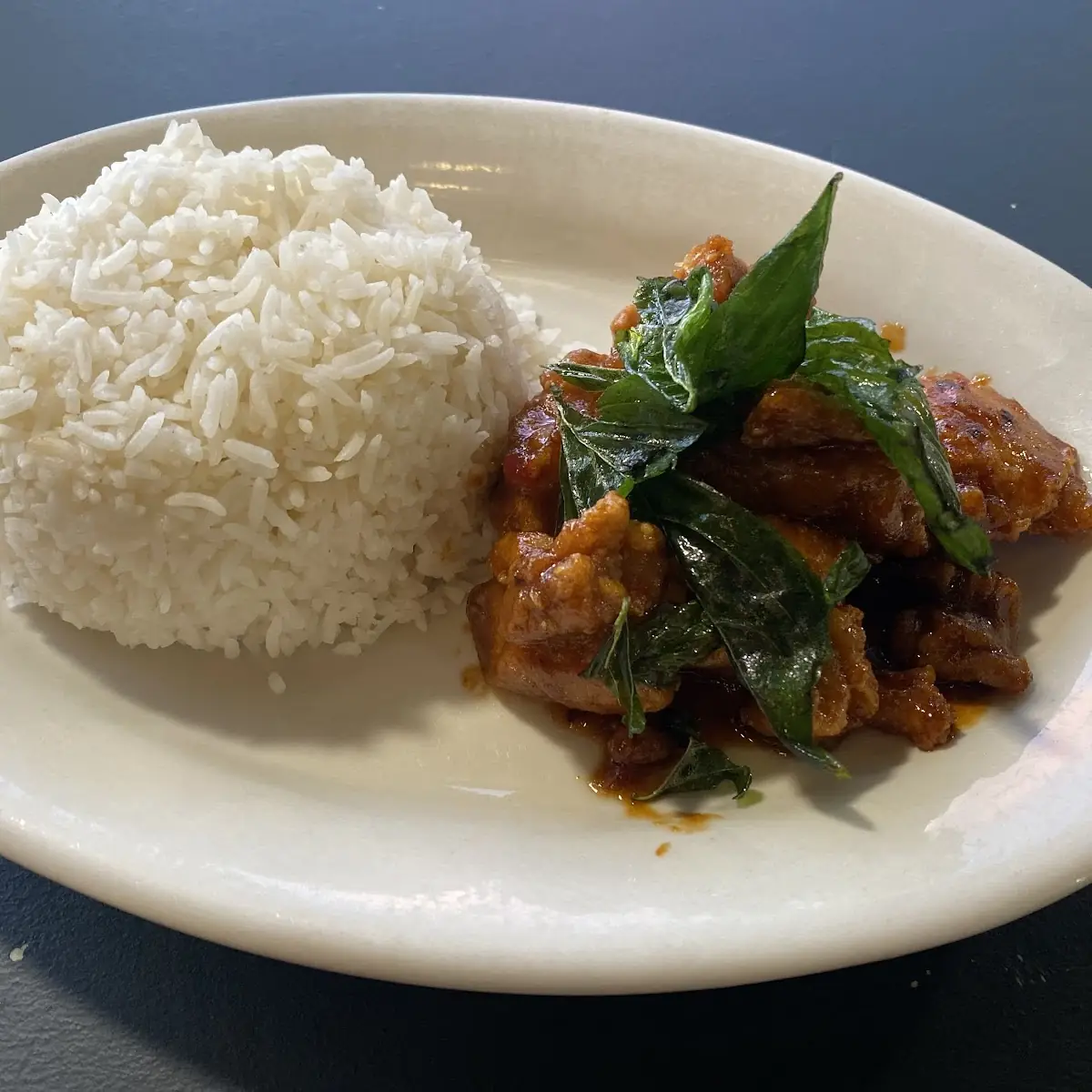Spicy Crispy Basil Chicken