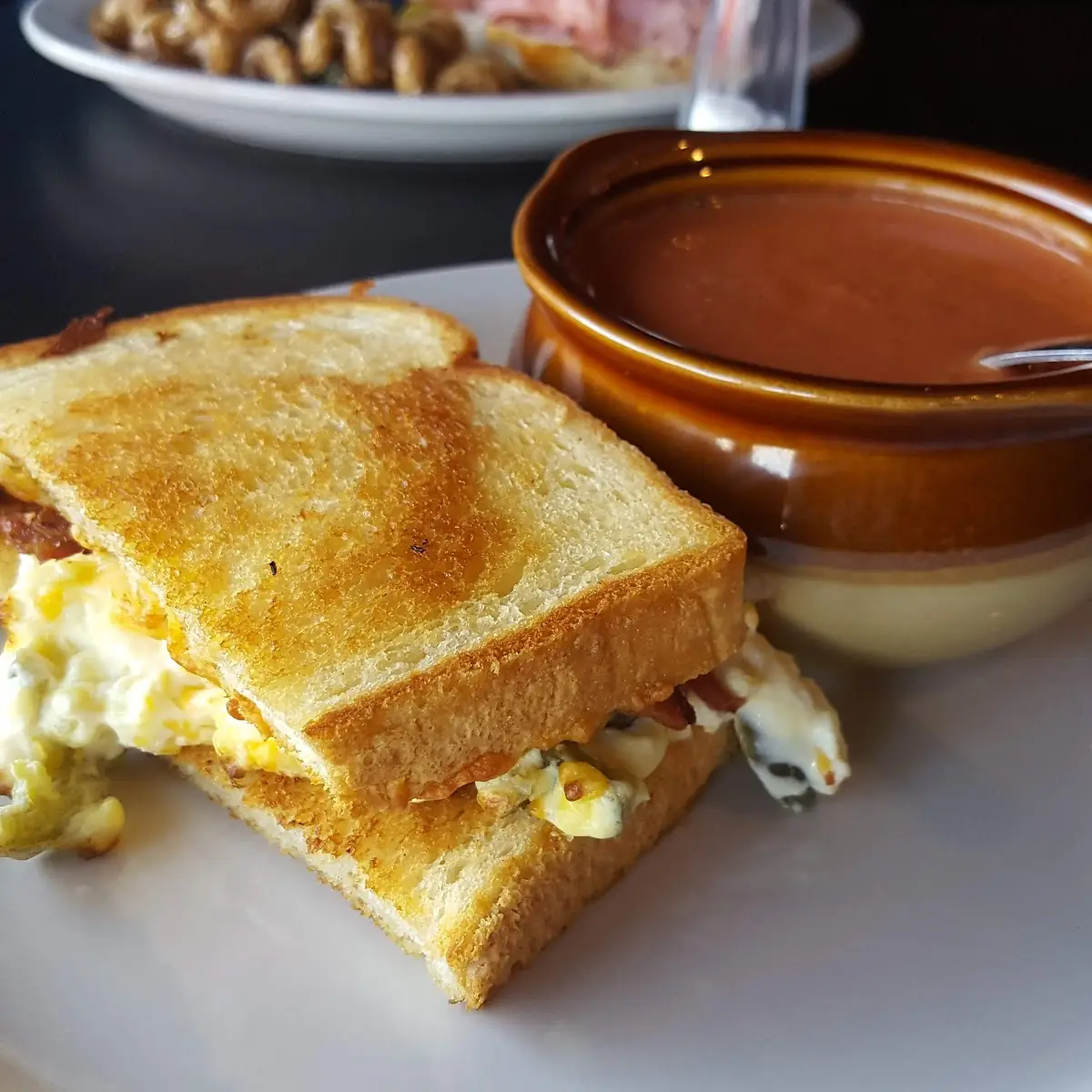 Grilled Cheese with Tomato Bisque