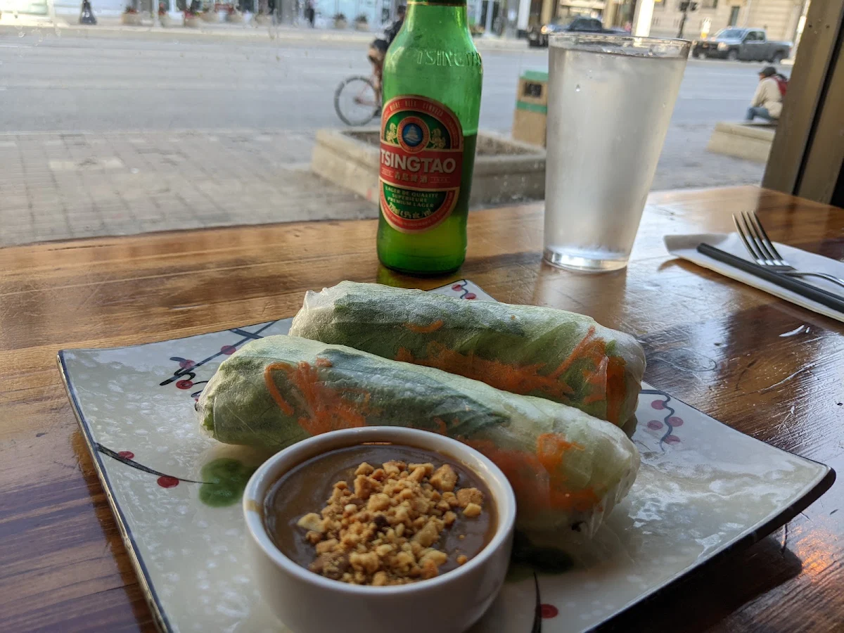 Spring Rolls on Vermicelli