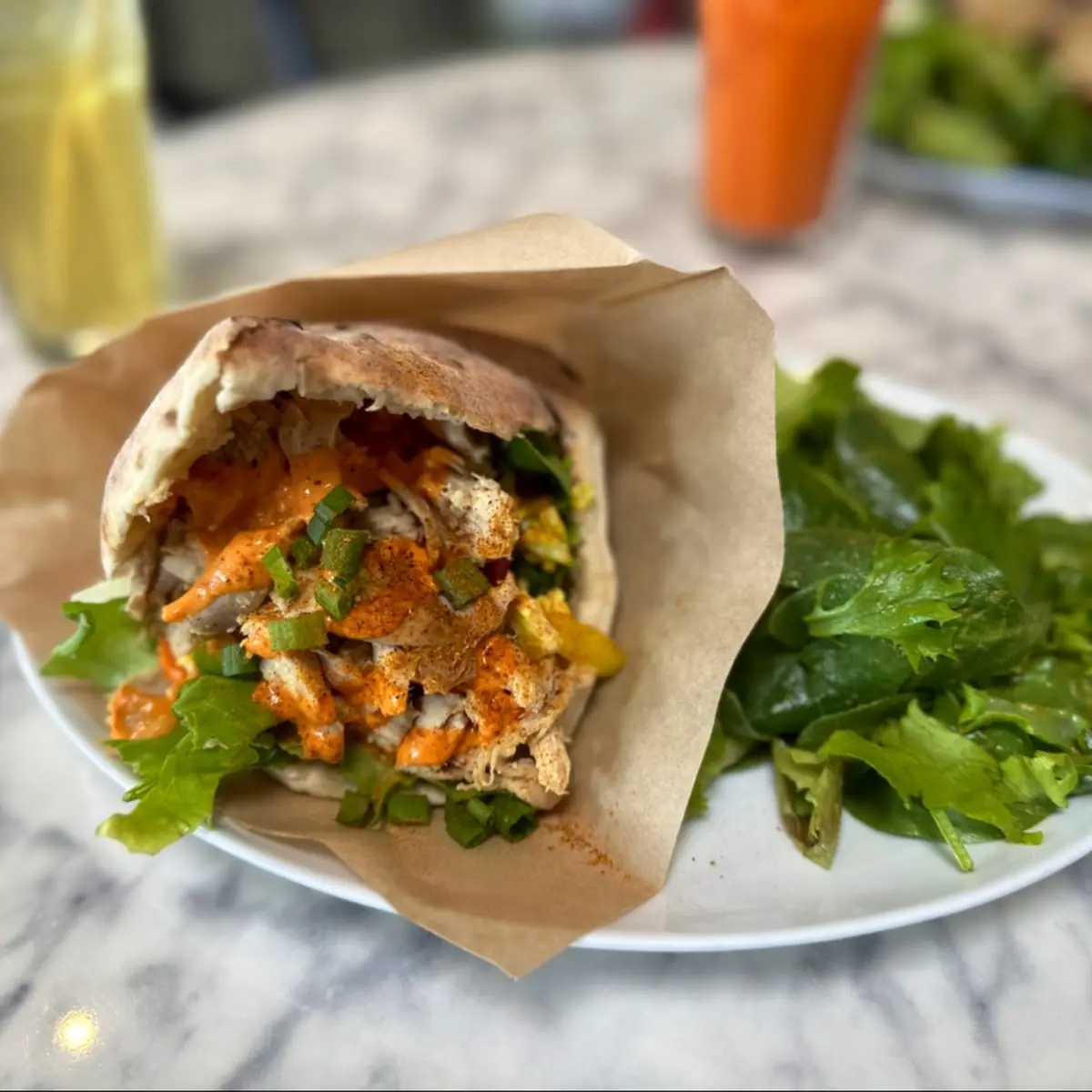 Rotisserie Chicken Pita