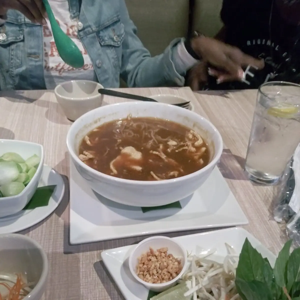 Spicy Sukhothai Chicken Noodle Soup