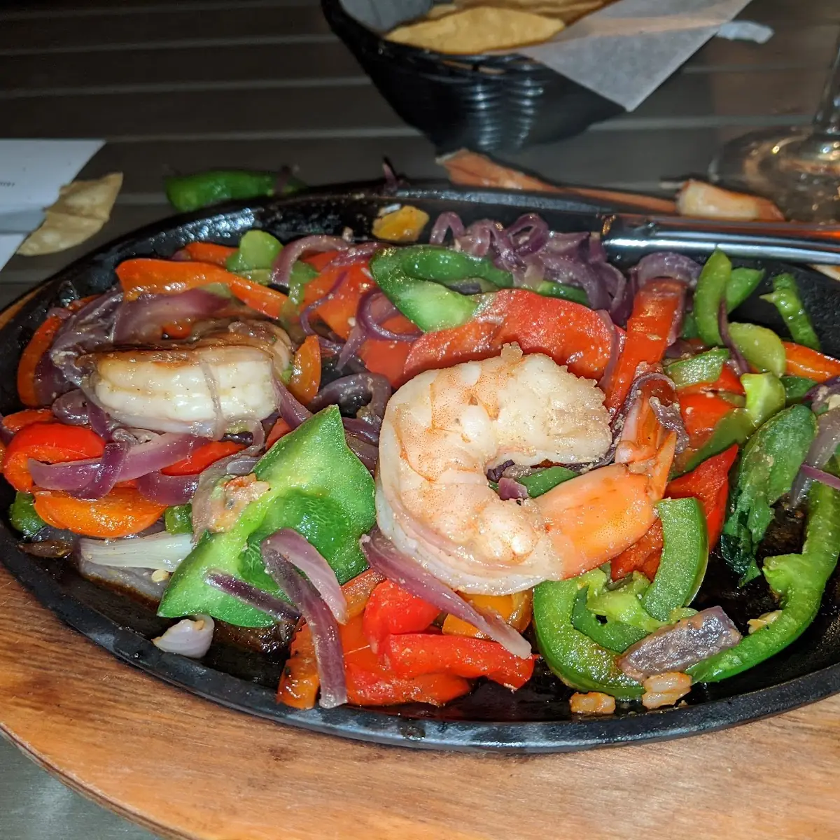 Shrimp Fajitas