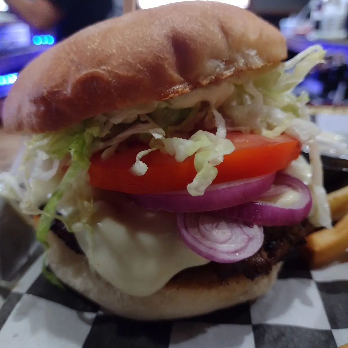 A Steak house burger