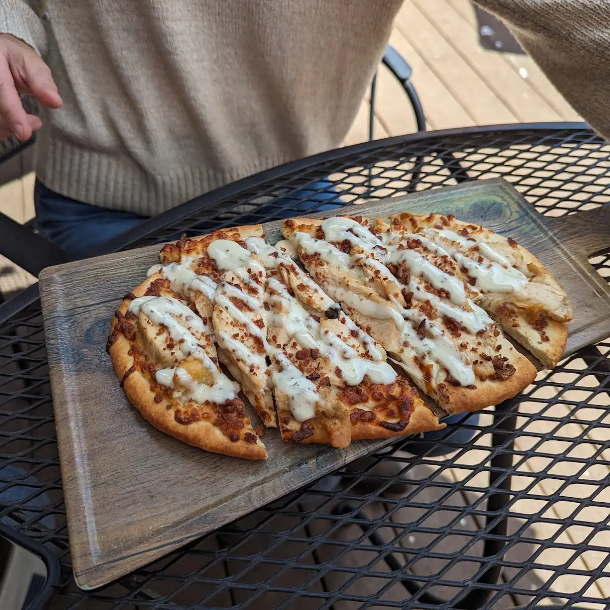 Chicken Bacon Ranch Flatbread