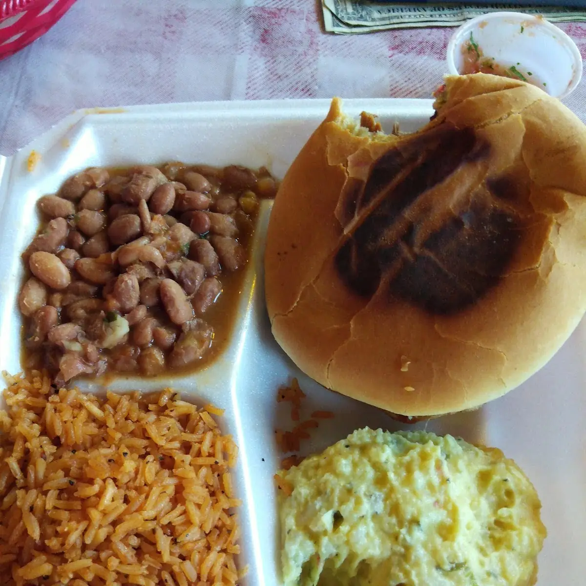 Chopped Brisket Sandwich Plate