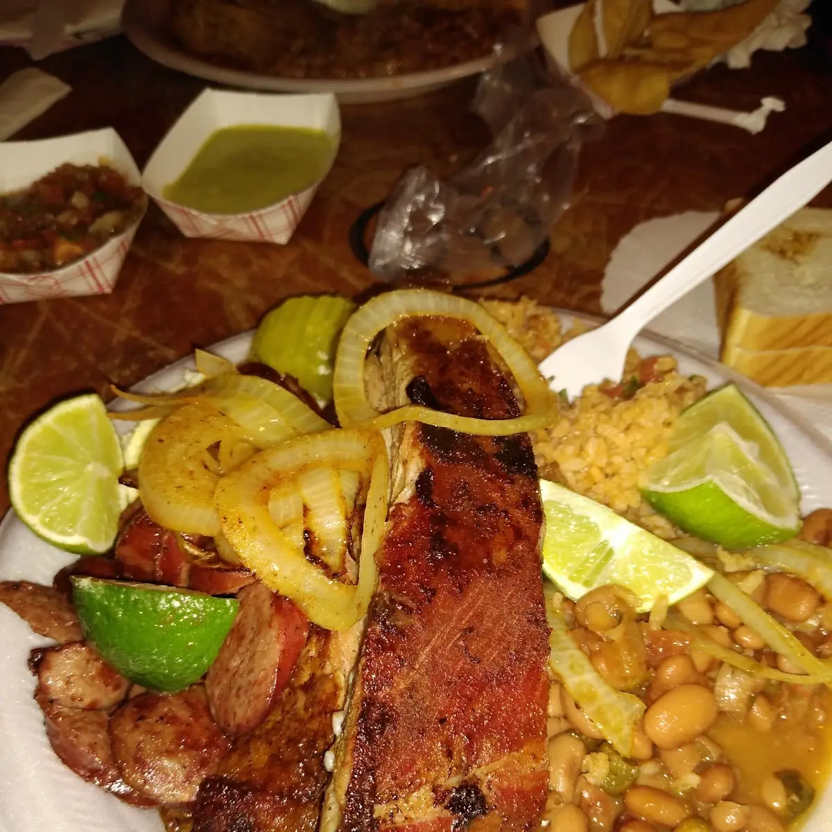 Pork Ribs and Fajitas