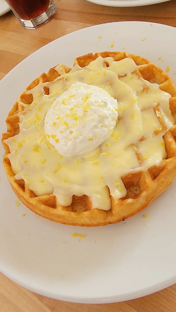 Lemon Curd Waffle