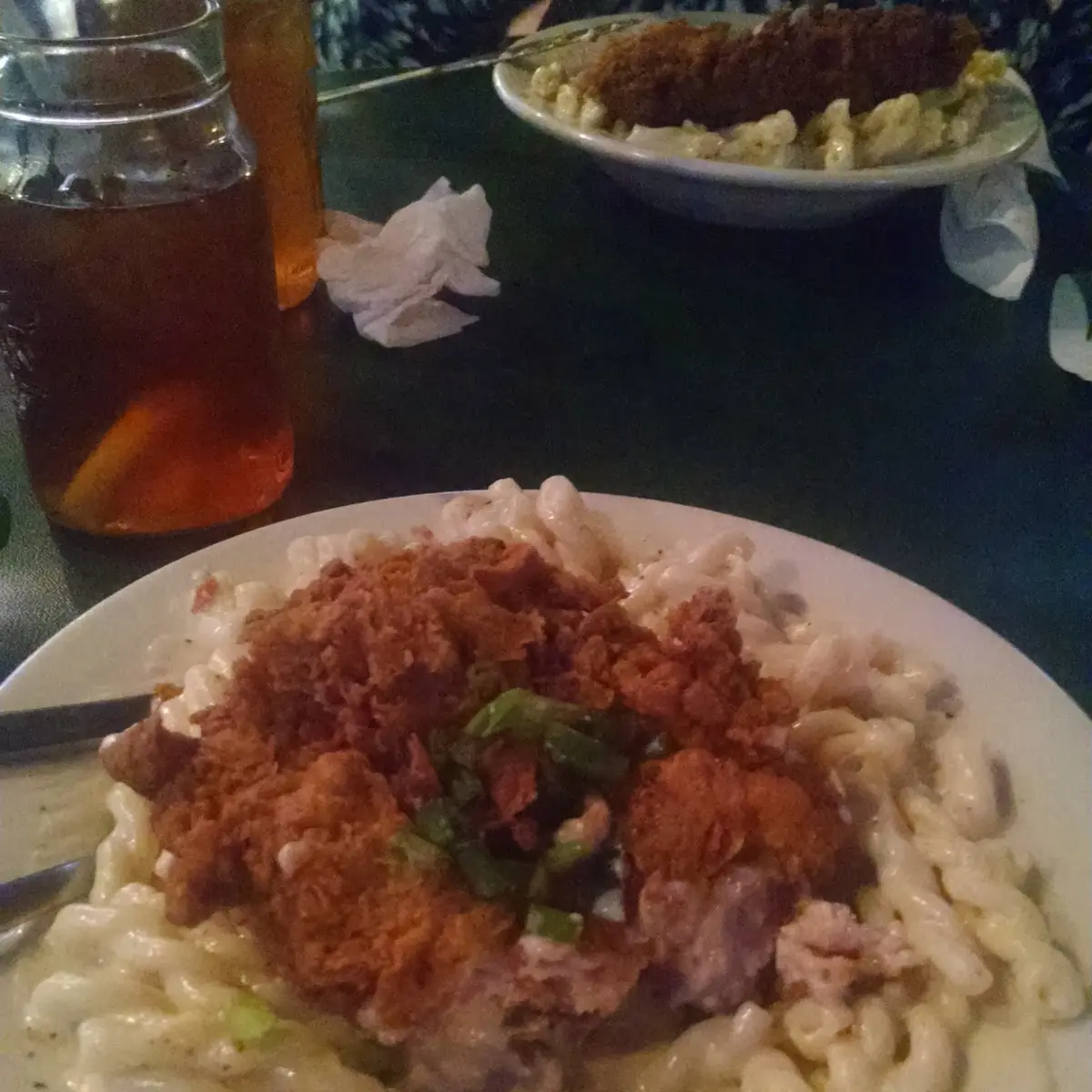 Mac N Cheese with Fried Chicken