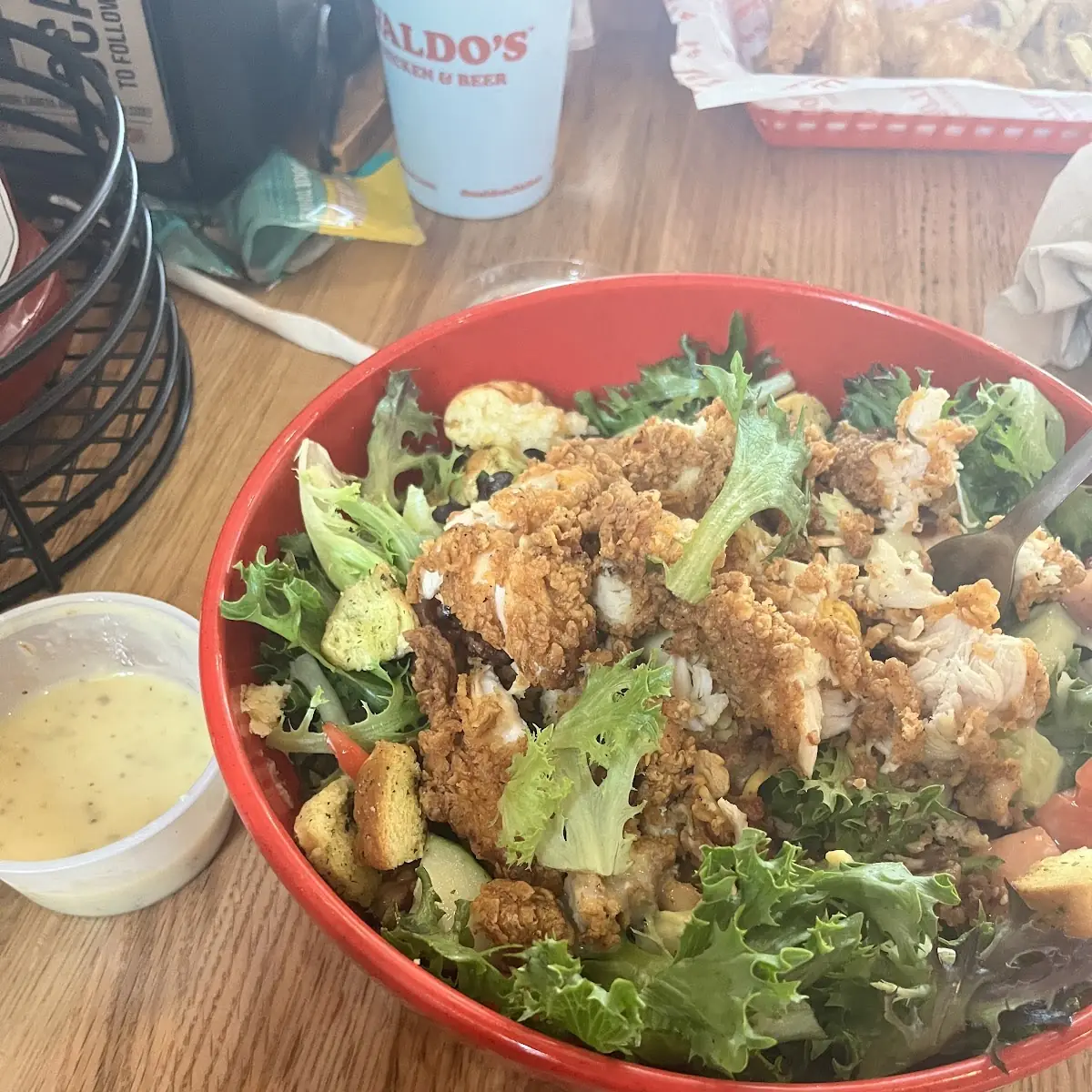 Fried Chicken Salad