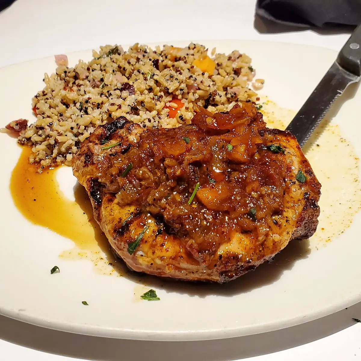Bacon Jam Pork Chop